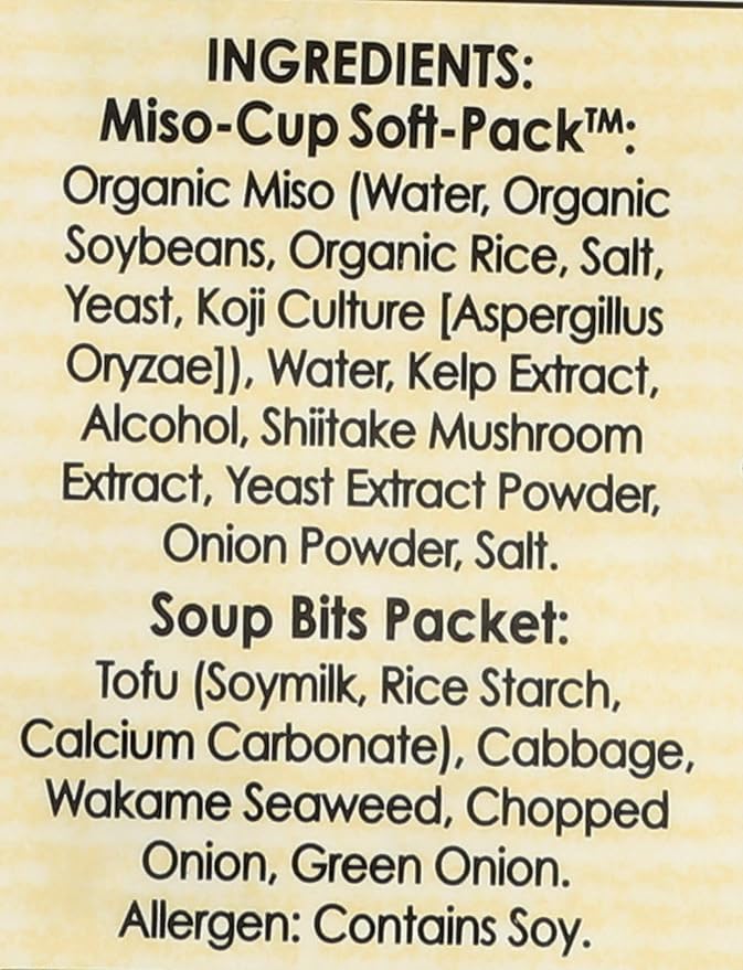 Sopa Instantánea Miso Cup Orgánica Edward & Sons 2.9 oz miniatura 4