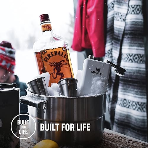 Miniatura 5 de Stanley Frasco clásico de boca ancha de 0.23L8 onzas, negro mate con tapa que nunca se pierde, frasco de boca ancha de acero inoxidable para