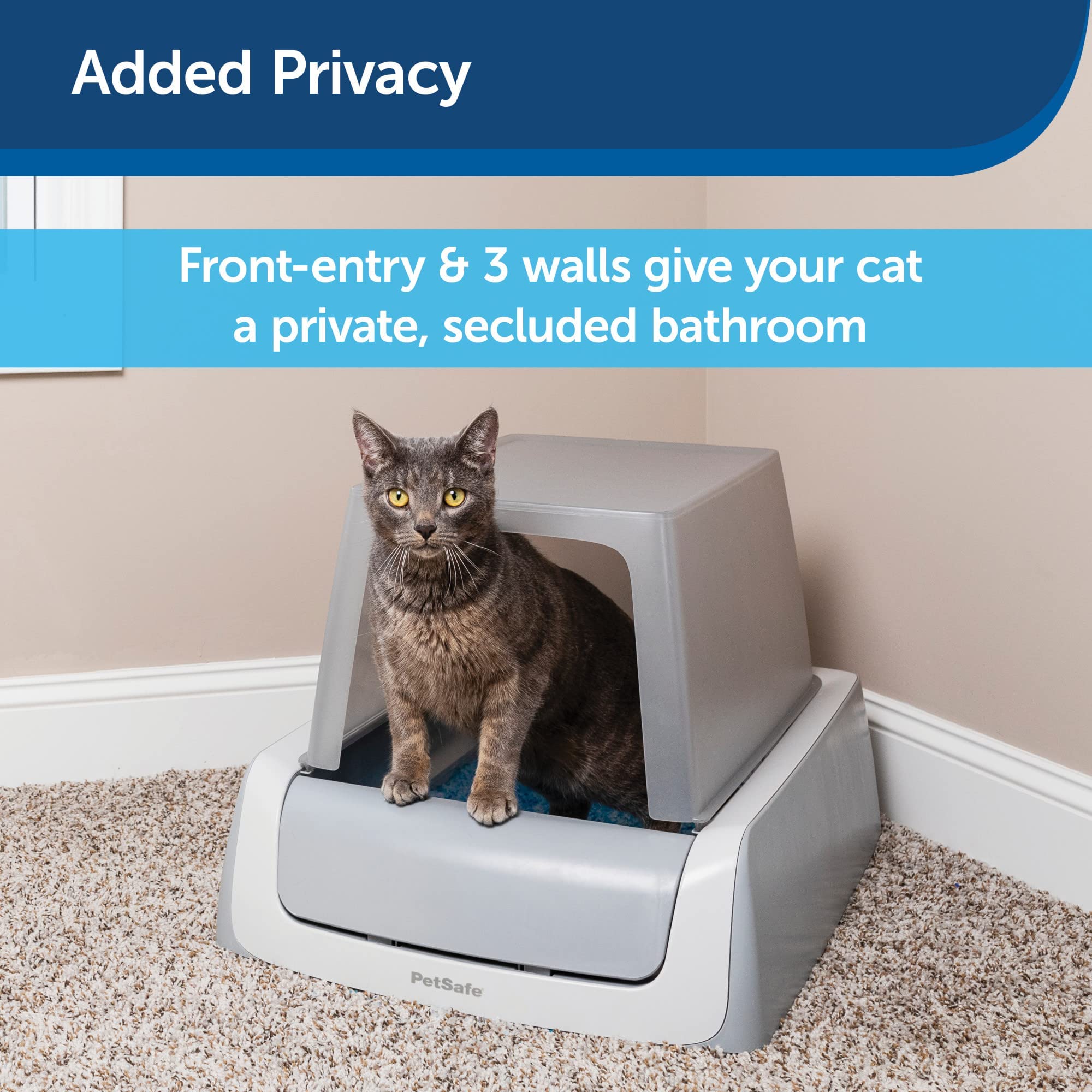 Amazon | PetSafe ScoopFree トイレ用プライバシーカバー - ミニマルな