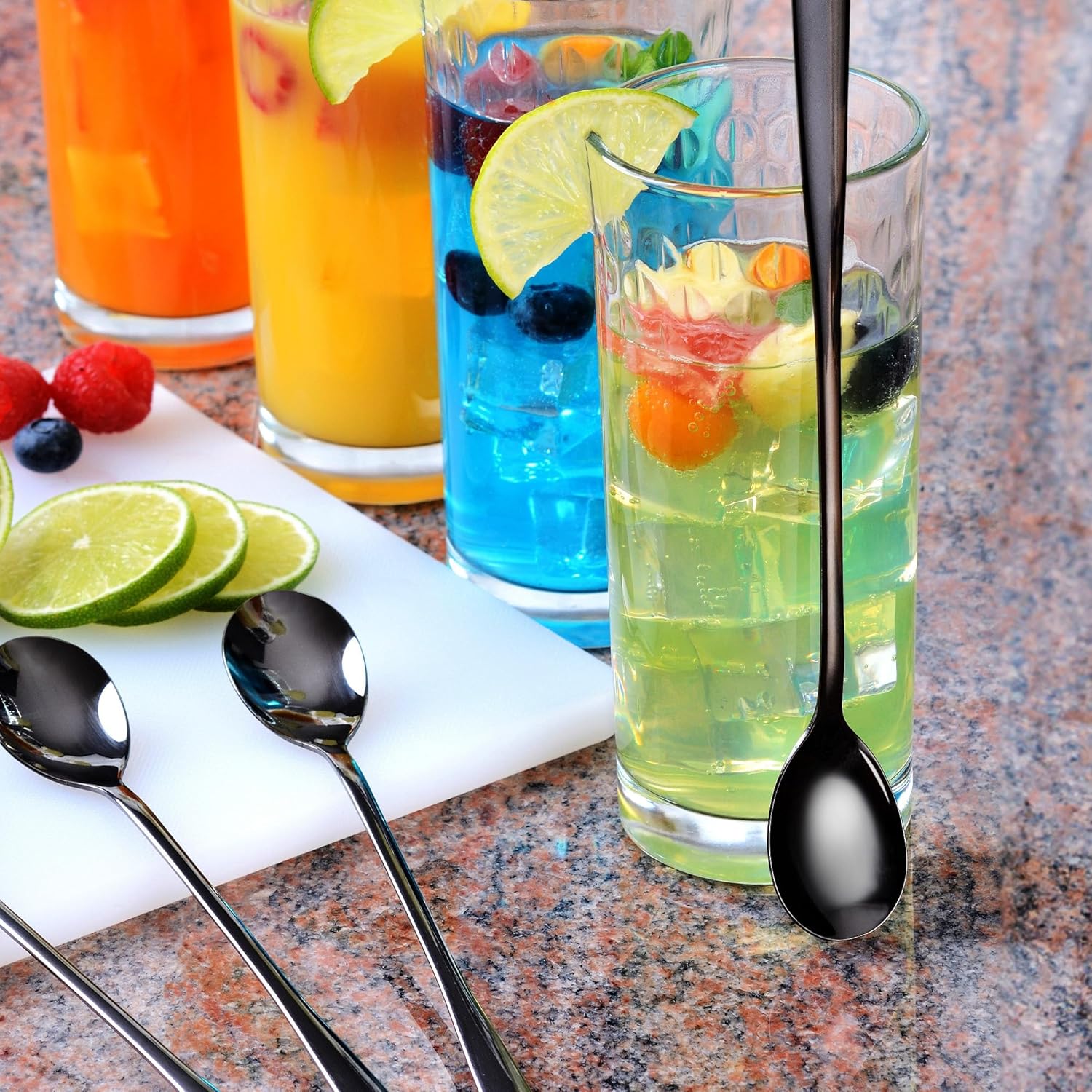 Long Handle Iced Tea Spoon, Coffee Spoon, Ice Cre Spoon, Spoons