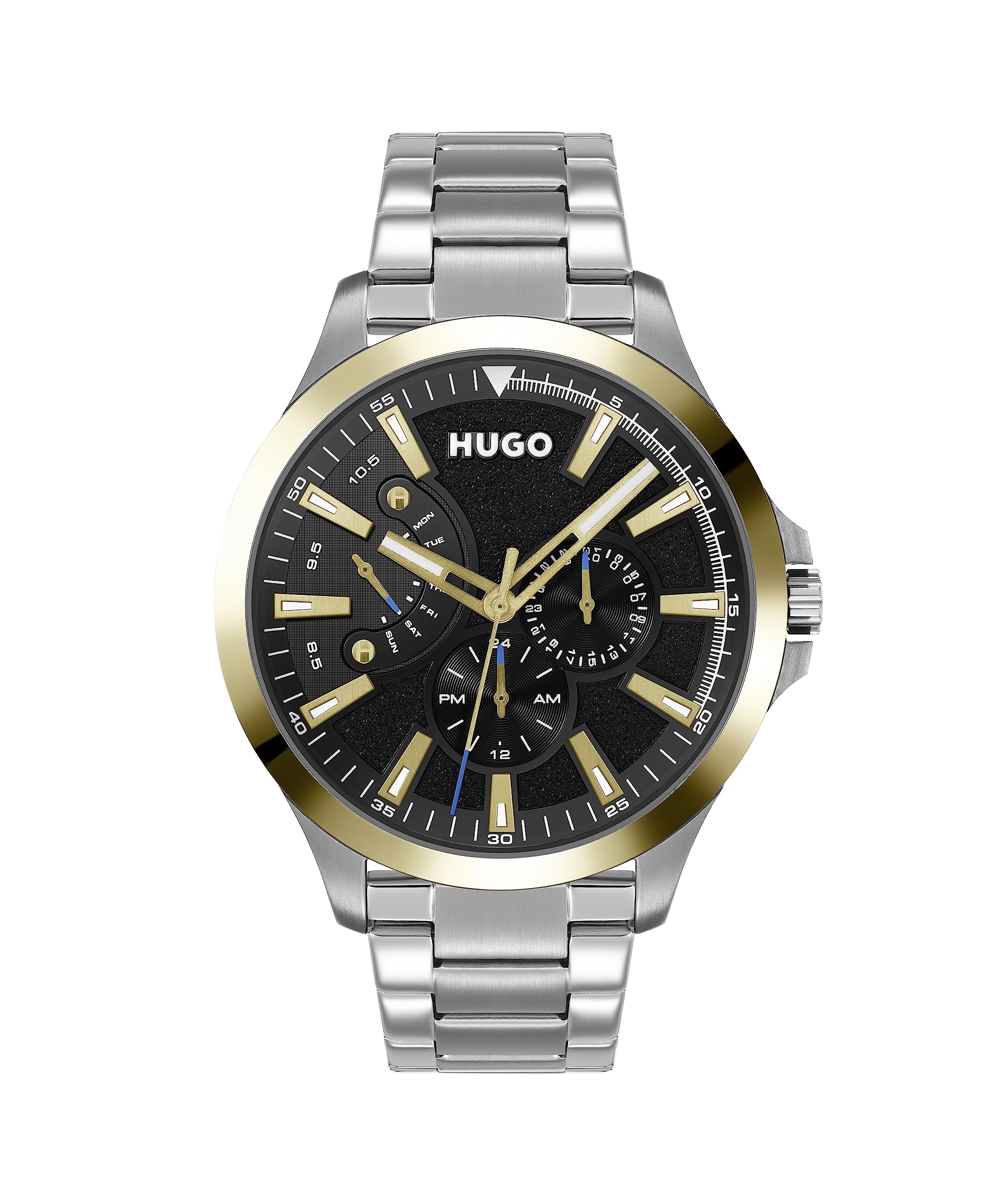 Hugo Men's Gents #Leap Bracelet Watch - Silver - 45mm