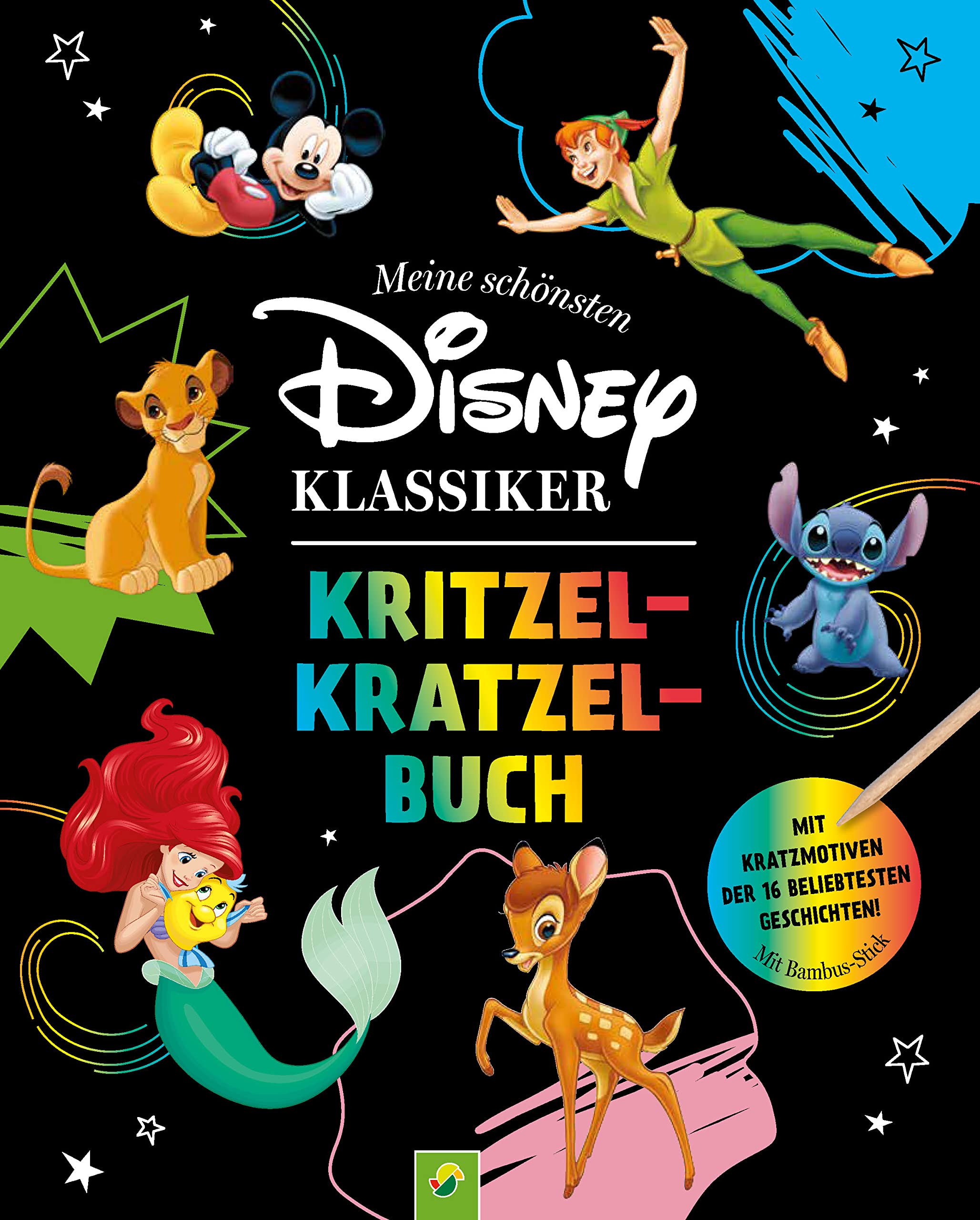 Disney Kritzel-Katzel-Buch Disney Kritzel-Kratze – Meine schönsten Disney Klassiker Kritzel-Kratzel-Buch