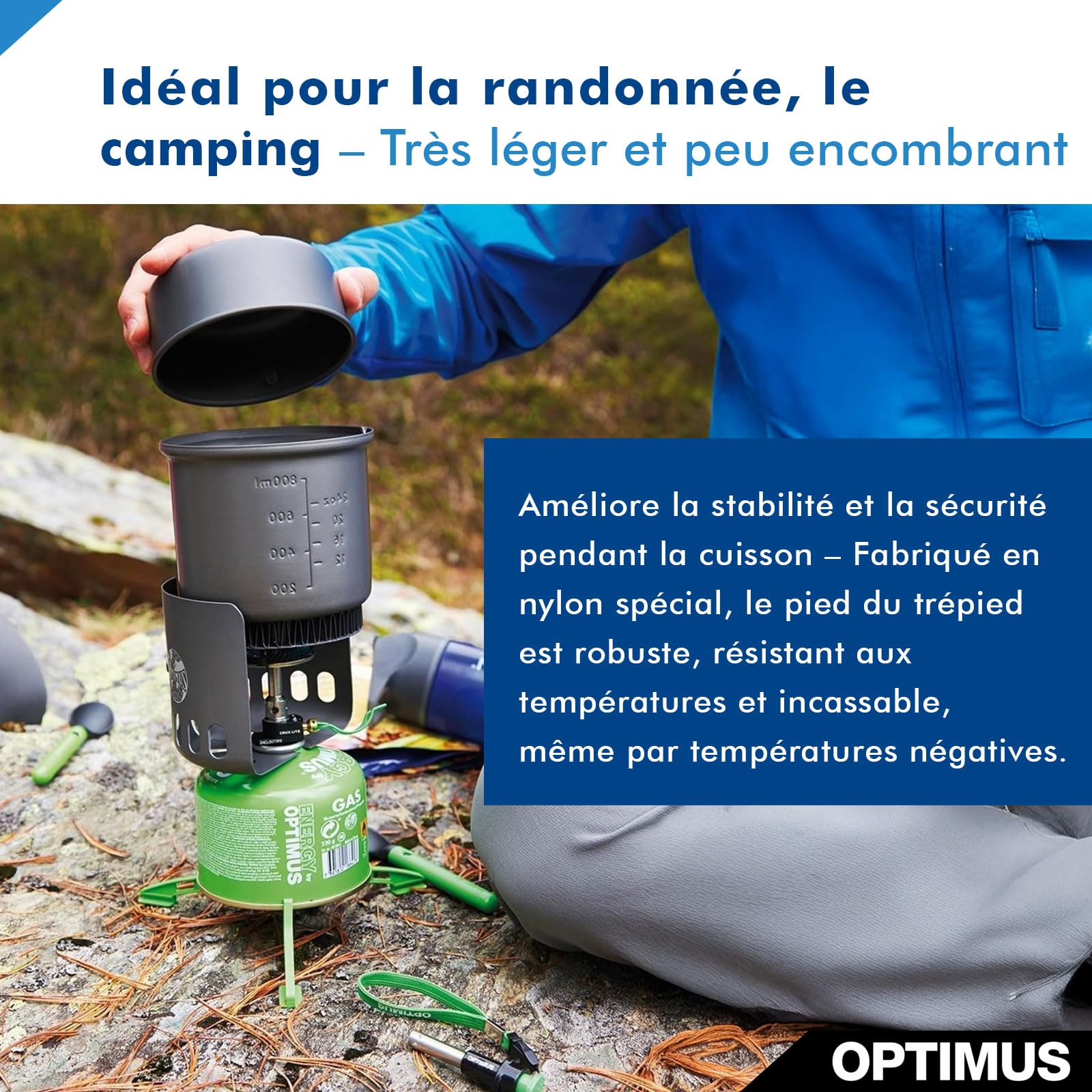 Support De Réchaud De Camping Léger - Table Pliante Aluminium - Facile à Transporter