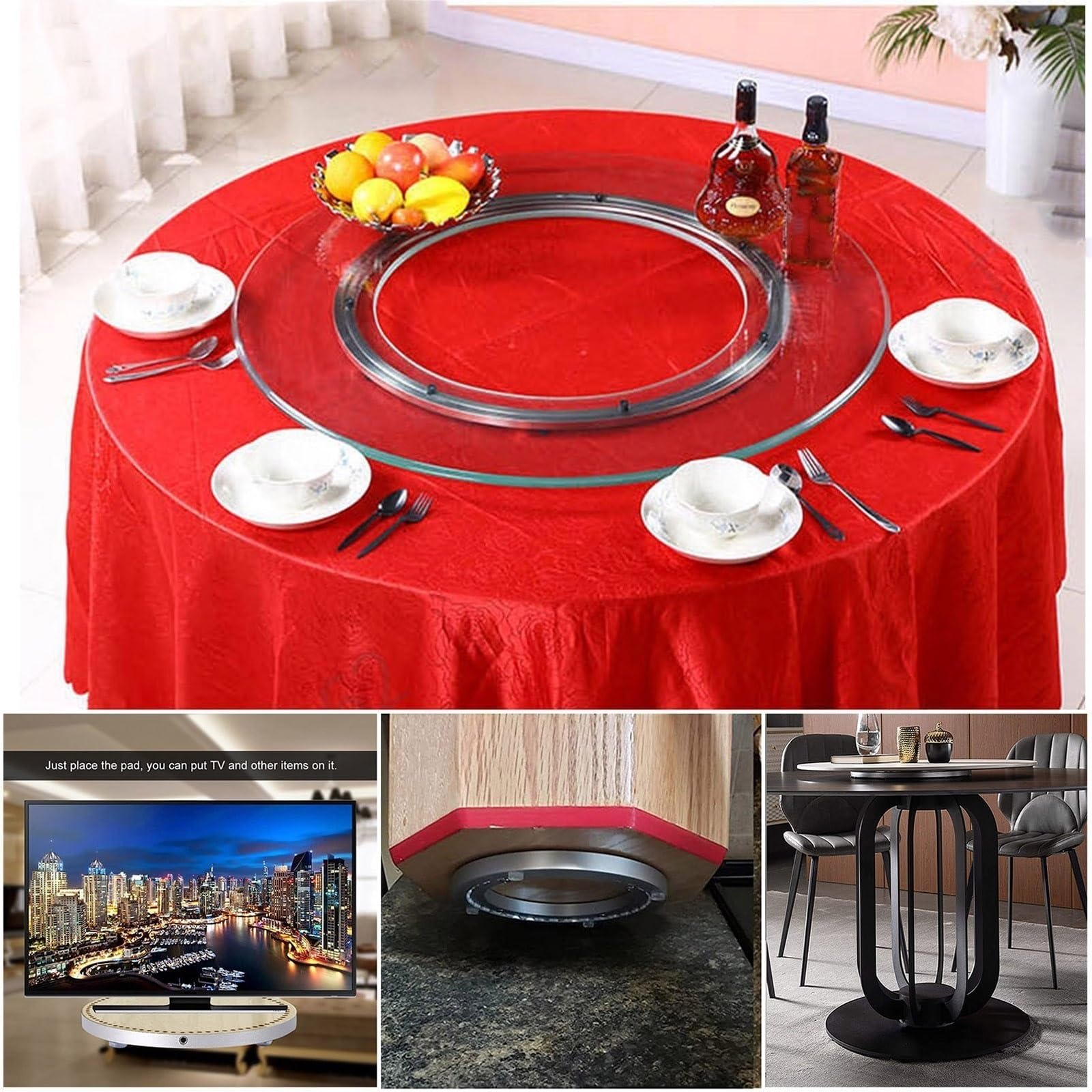 Plateau tournant Lazy Susan, plateau tournant, plateau tournant, plateau tournant, plateau tournant, 20-30-50 cm (250 mm)