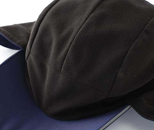 Miniatura 6 de Connectyle Gorro de invierno resistente al agua para hombre, con forro polar reflectante, gorro de béisbol cálido para deportes