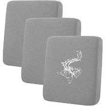 hyha Waterproof Couch Cushion Covers for Pets, Non Slip Sofa Seat Cover | Stretch Jacquard Fabric, Elastic Bottom, Non Slip Fit, Waterproof Protection, Pet Hair Protection 3 Pieces