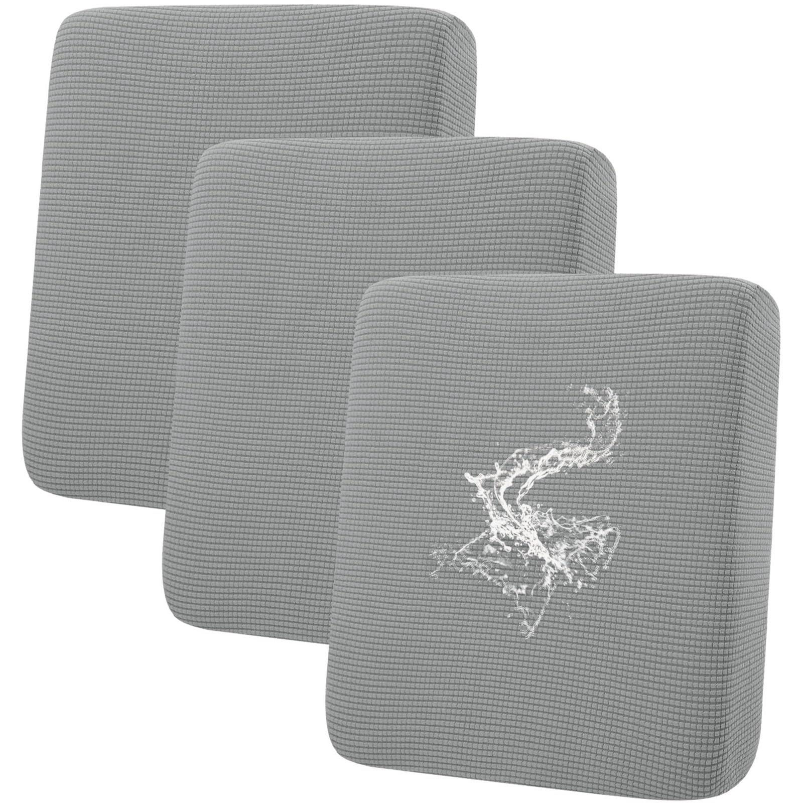 hyha wasserdichte Couchkissenbezüge für Haustiere, Rutschfester Sofasitzbezug für Hunde, waschbar, weicher, Dicker Stretch-Jacquard-Stoff, Sofa-Schonbezüge mit elastischer Unterseite (3 Stück