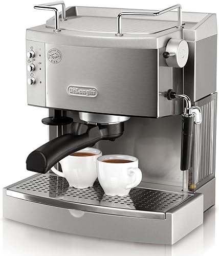 Cafetera de expreso DeLonghi EC702 de acero inoxidable
