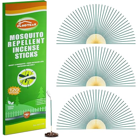 Citronella Incense Sticks | Natural Bug Repellent | Outdoor Luxury Scent | Lemongrass + Cinnamon | Vegan | 20 Pack