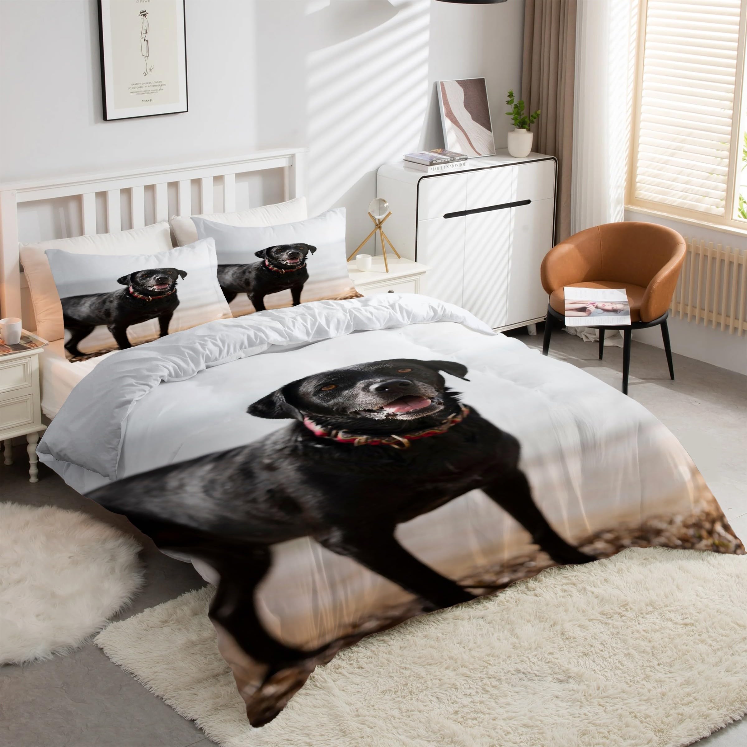 Parure de lit 90x190 Labrador pour transformer la chambre d'enfant en refuge cosy