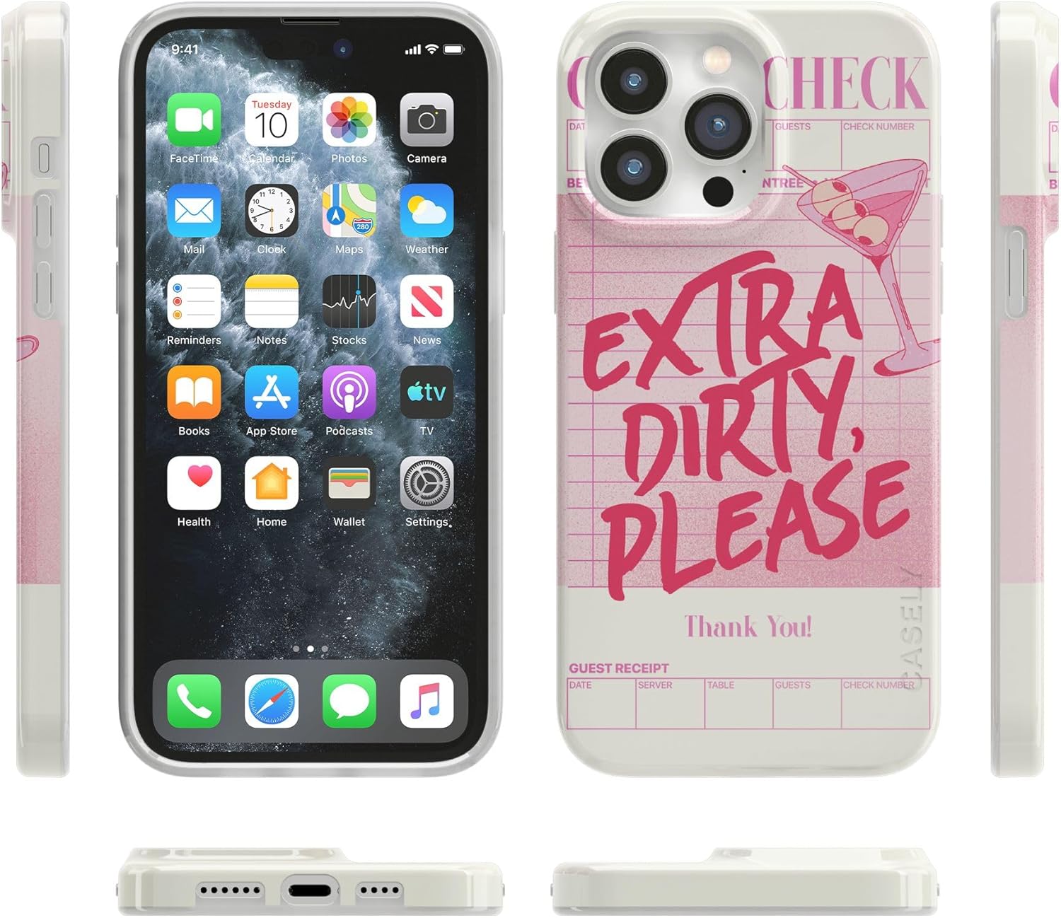 Casely iPhone 14 Pro Case | Extra Dirty Please | Fun on Weekdays | Compatible with MagSafe | Classic Ultra Thin Design