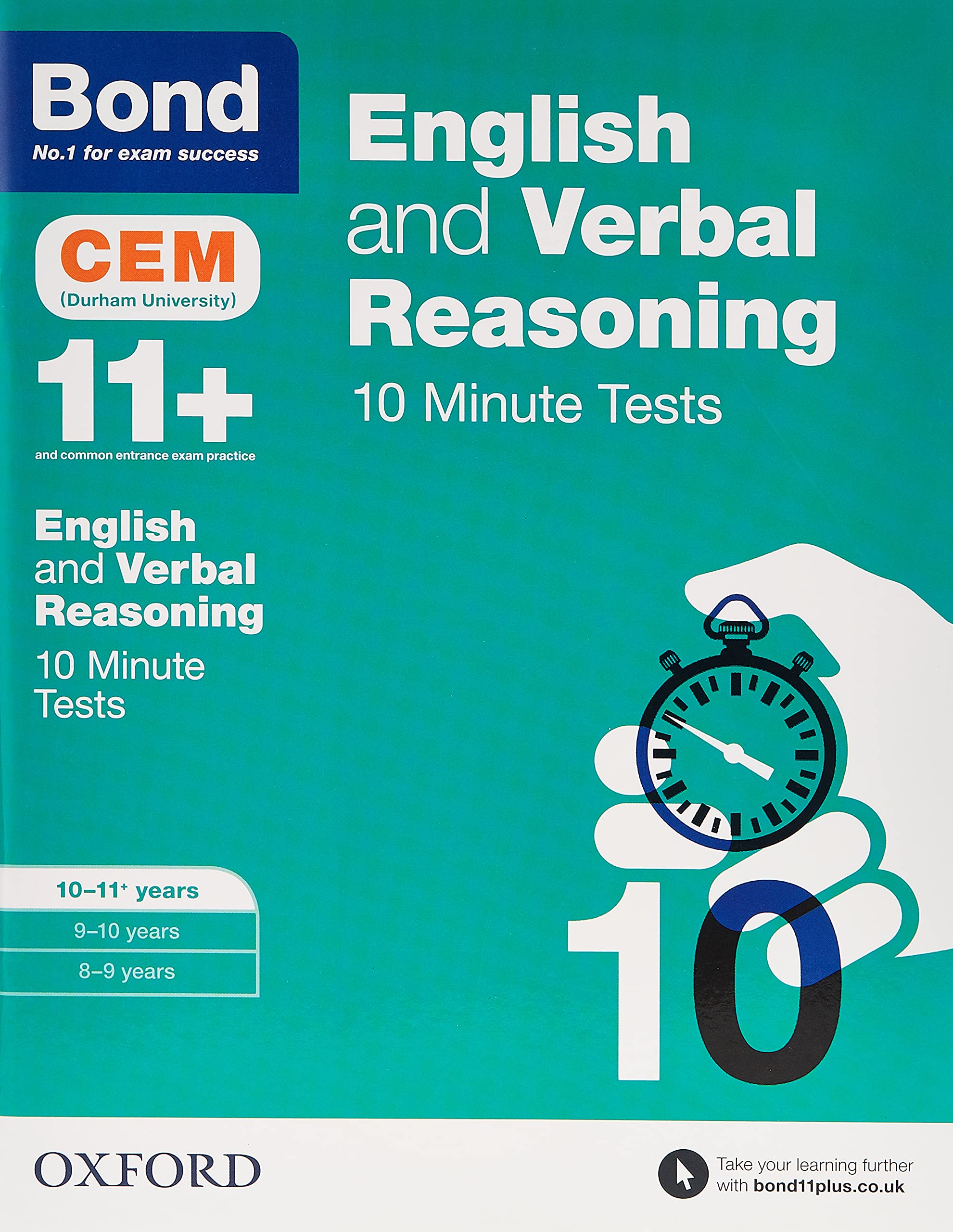 English & Verbal Reasoning: Bond 11+ CEM 10 Minute Tests: Ready for the 2026