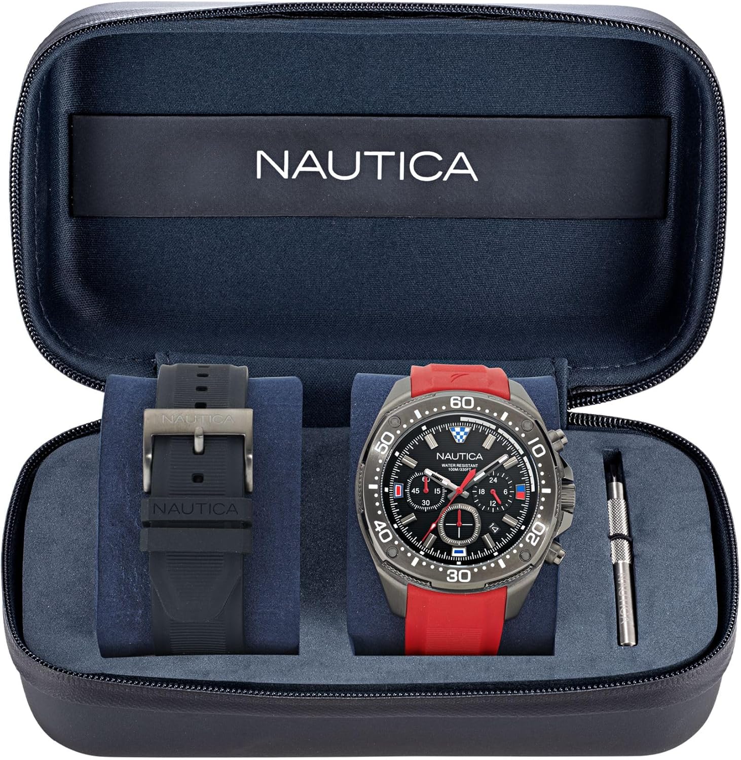 Nautica Men's NCT Blue Sail Chronograph Watch