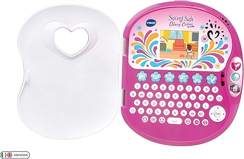 Miniatura 2 de VTech Pink Secret Safe - Diario secreto para niñas, juguete educativo con juegos, conexión MP3 y más, regalos para niñas de 5, 6, 7 años en