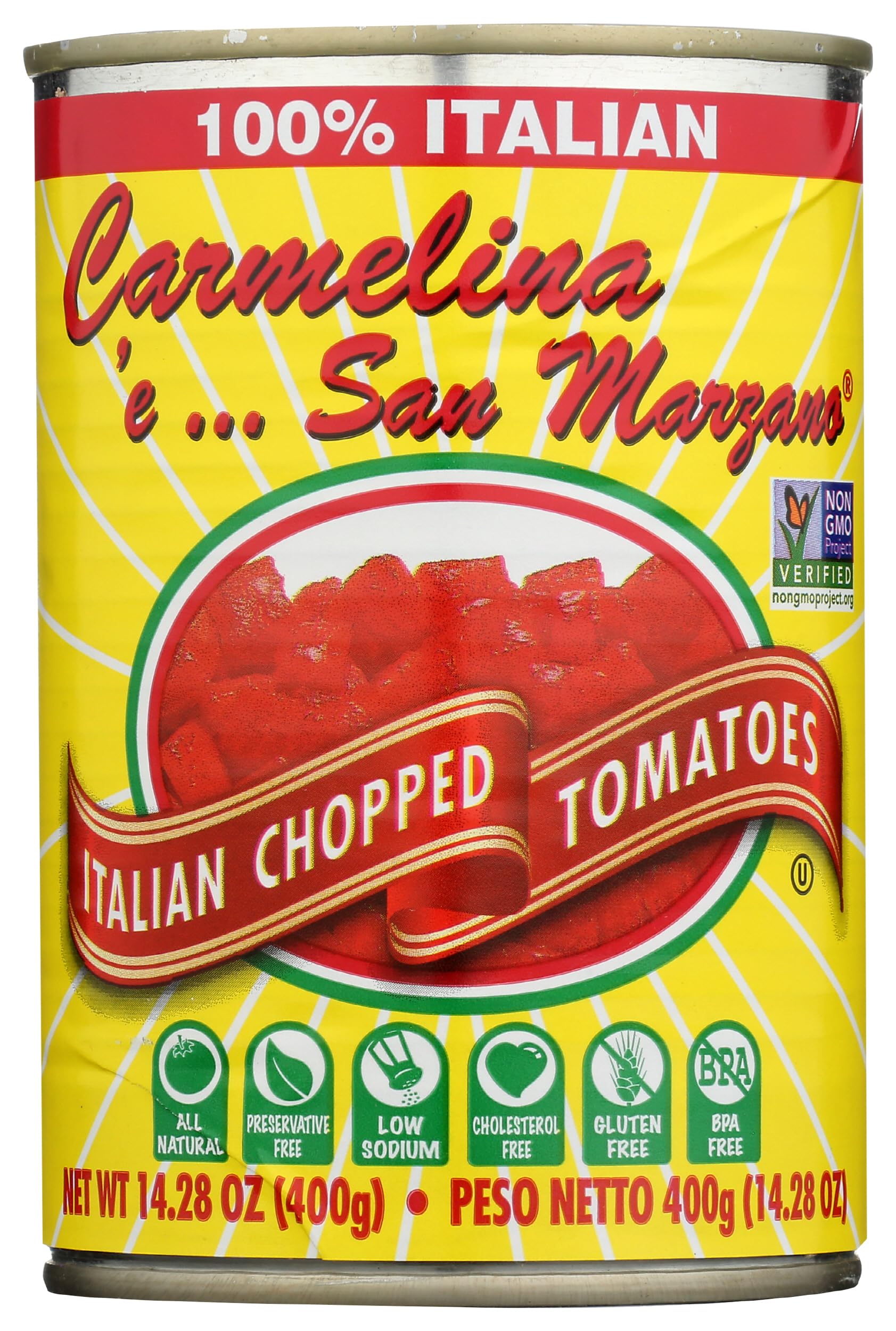 Amazon.com : Carmelina E San Marzano Italian Chopped Tomatoes in