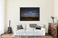 Vista 5 de Night Sky Photography Print (Not Framed) Picture of Milky Way Above Mesa in Arizona Desert Space Wall Art Southwestern Decor (8" x 12")