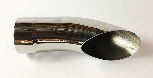 Miniatura 4 de Punta de escape diésel de 5.00 x 16.00 pulgadas de largo y 5.00 pulgadas de entrada WTD50016-500-BOSS-HP-SS - Punta de escape de acero inoxidable