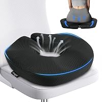 Feagar Cuscino a Ciambella Ortopedico in Memory Foam - Coccige ed Emorroidi