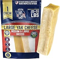 Vista 10 de Devil Dog Pet Co. Masticadores de queso de yak del Himalaya para perros, grandes - paquete de 4, 100% naturales y saludables, sin lactosa, golosinas