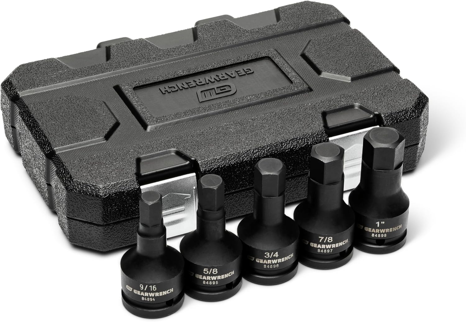 GEARWRENCH Impact Hex Bit Socket Set - 3/4in Drive | 5 Piece | Metric | 84968-06