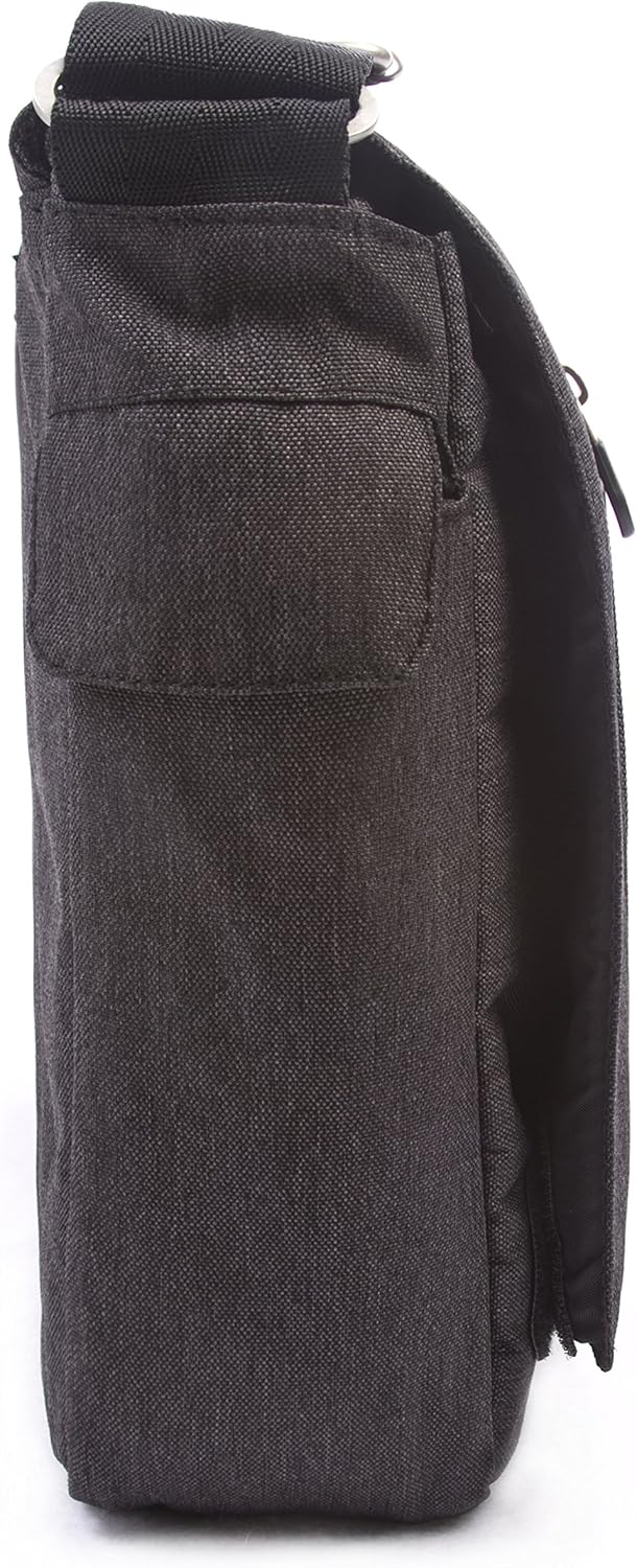 Overbrooke Womens Laptop Messenger Bag, Black - Shoulder Bag for Laptops up to 15.6 Inches