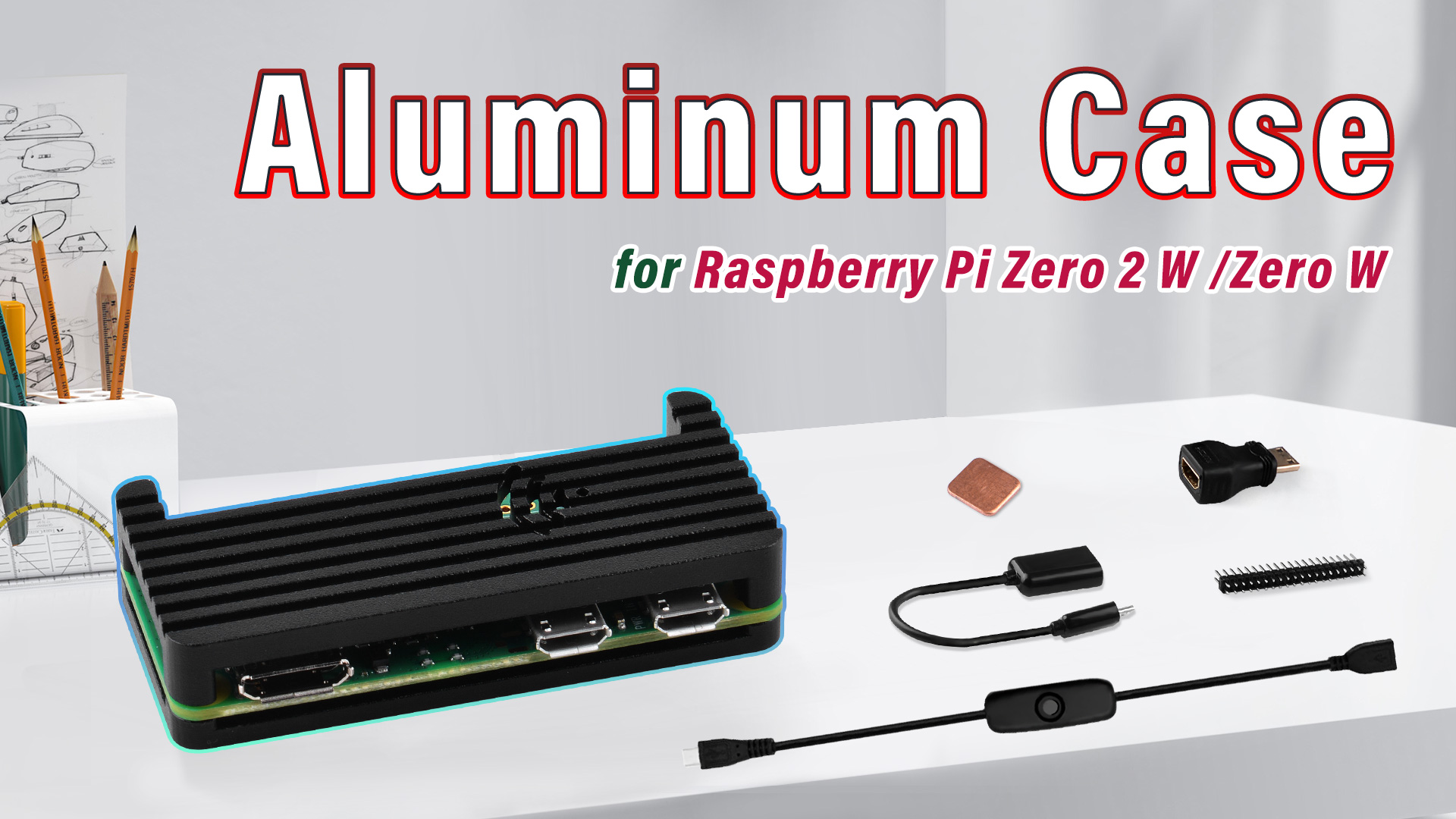 Amazon.co.jp: GeeekPi Raspberry Pi Zero 2 W ケース/Zero W