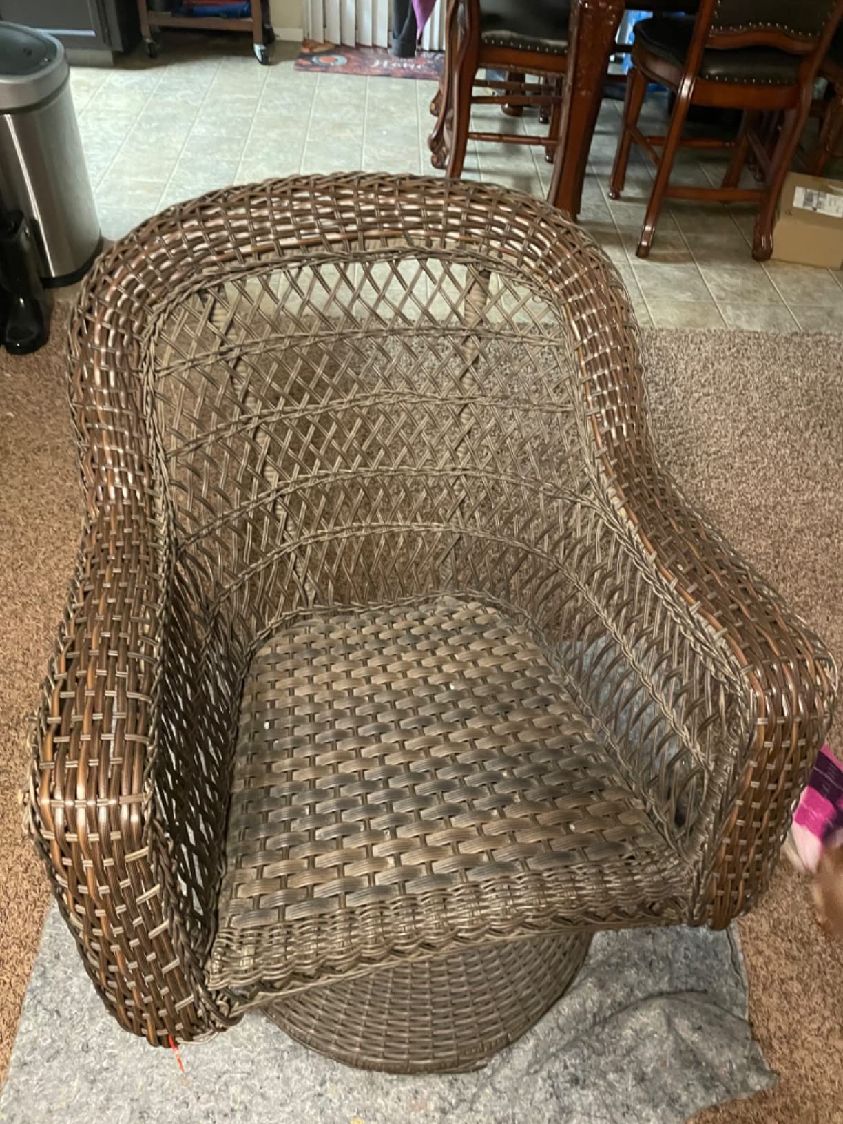 3/mo Finance CoolsomeJies 230FT Wicker Repair Kit,Coffee Brown