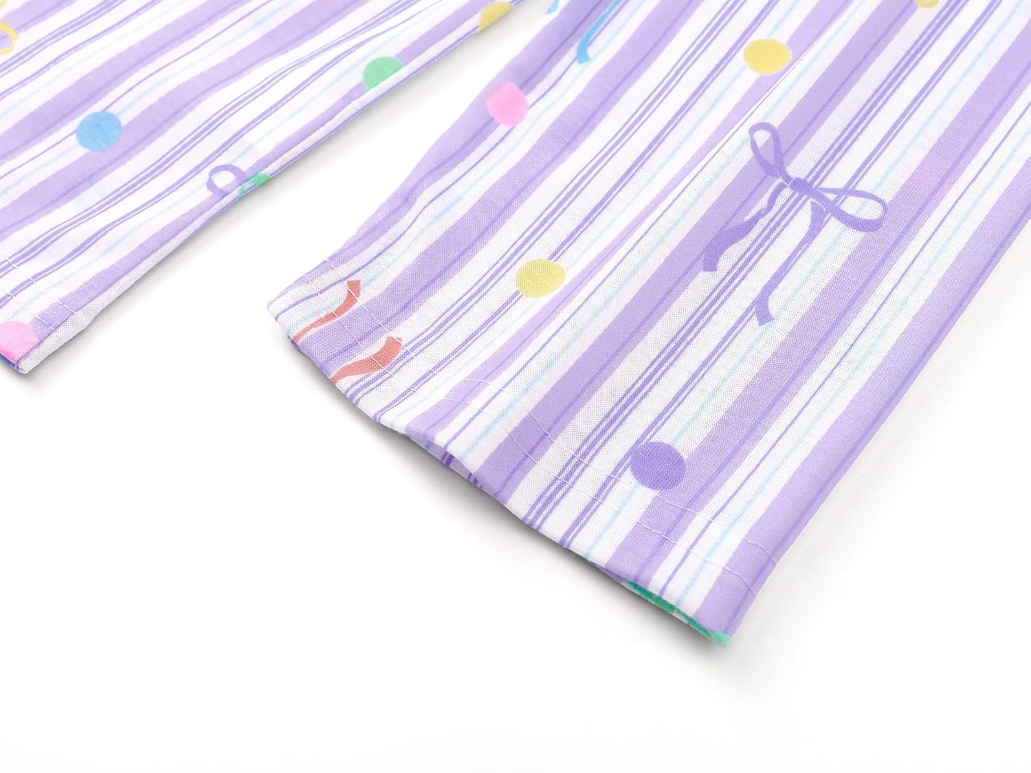 Topgal Comfy Coat Style Pajamas for Girls - Leopard, Cat & Bows Graphic Print Button Down Long Sleeves PJ Set Size 6-18 - Image 4