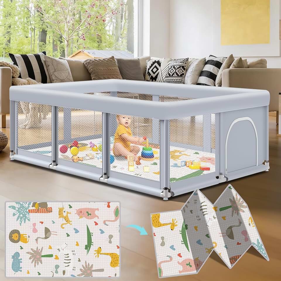 Fshibila Baby Playpen