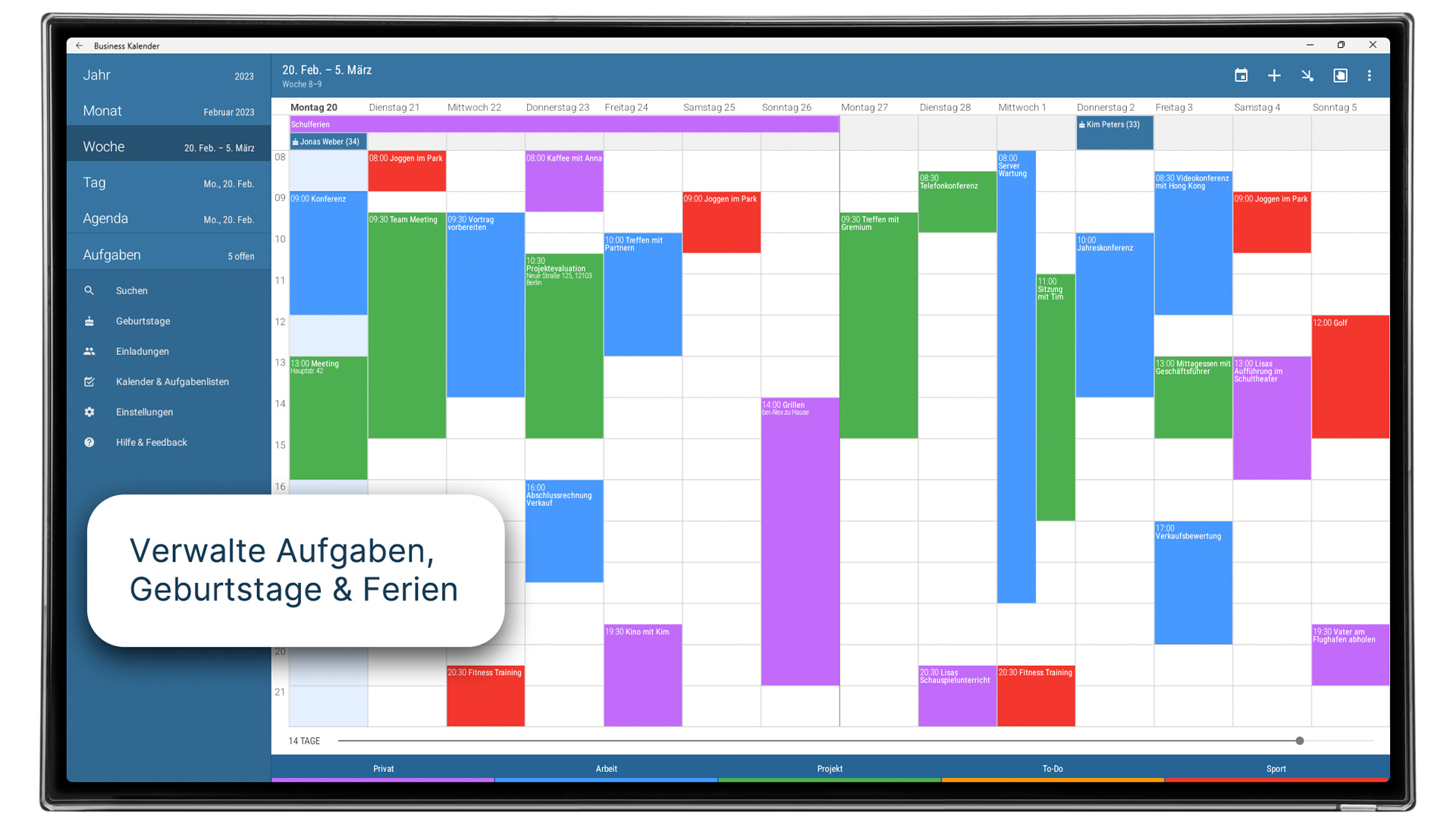 Business Kalender 2 - Agenda, Planer & Organizer:Amazon.de:Appstore for 