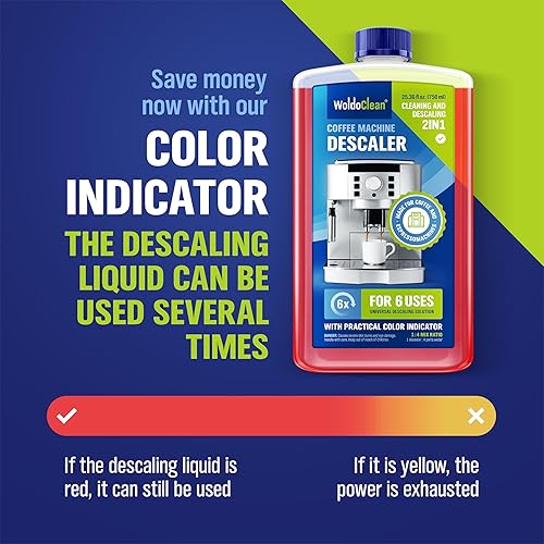 Miniatura 3 de WoldoClean Solución descalcificadora para máquinas de café y café expreso, 25.6 onzas líquidas, compatible con Keurig, Nespresso, Breville, Ninja,