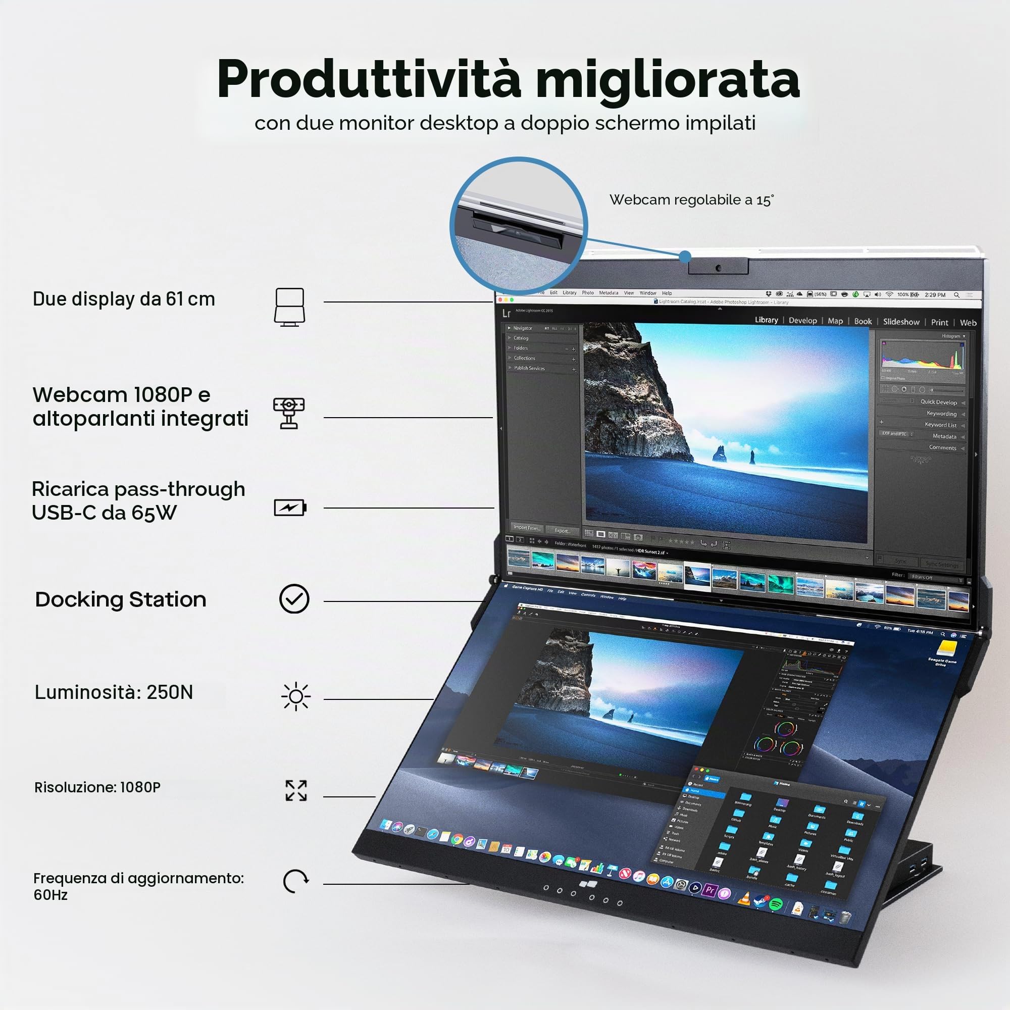 MP Monitor Mobile Pixel Geminos 24"