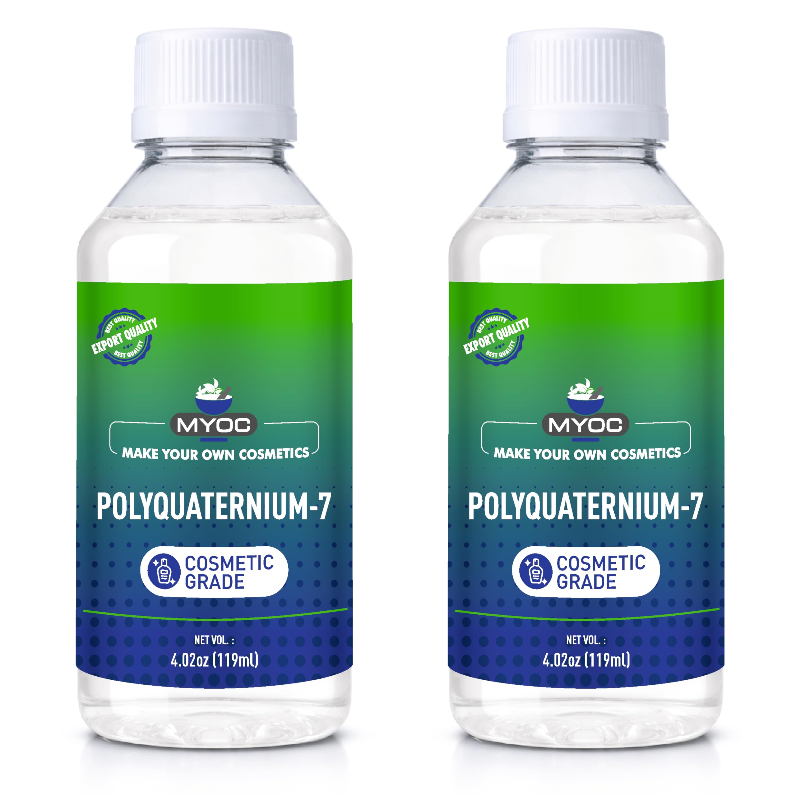 MYOC Polyquaternium-7, Polyquaternium-7 for Hair, Polyquaternium-7 Cosmetic Ingredient, Polyquaternium-7 Bulk Non-GMO, Paraben free - 119ml(Pack of 2)-image-6