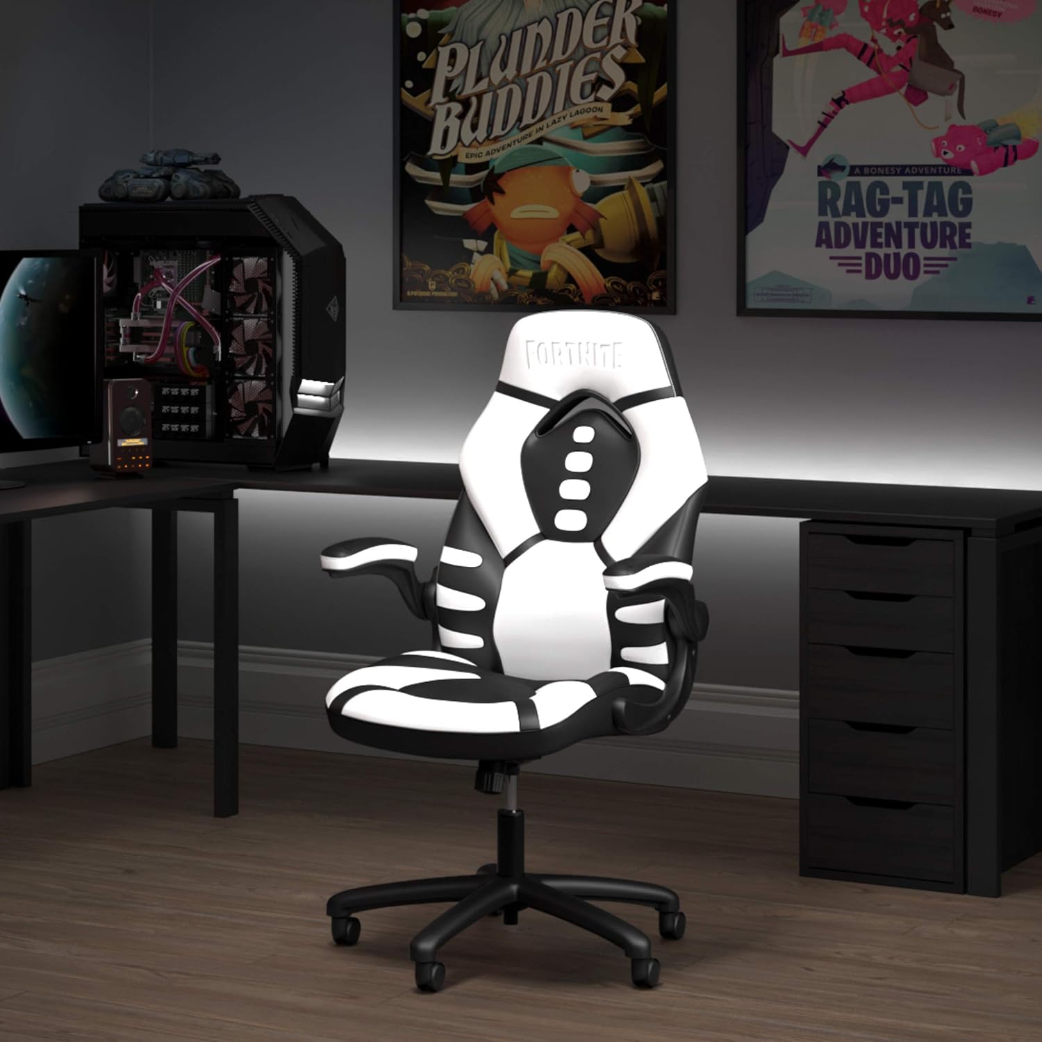 RESPAWN Fortnite Skull Trooper-V Gaming Chair, fully assembled
