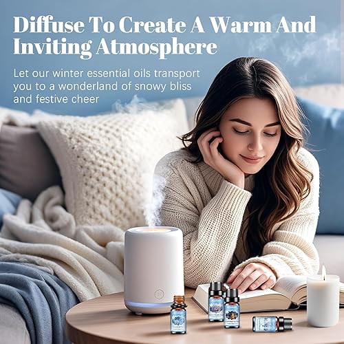 Miniatura 12 de Juego de aceites esenciales de panadería, aceites aromáticos de 6 x 0.3 onzas líquidas para difusores del hogar, fabricación de velas y jabón