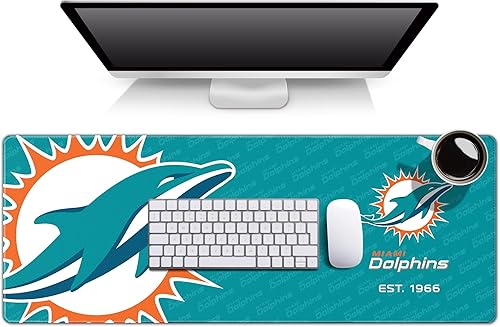 YouTheFan NFL Logo Series - Almohadilla de escritorio, 31.5 x 12 pulgadas