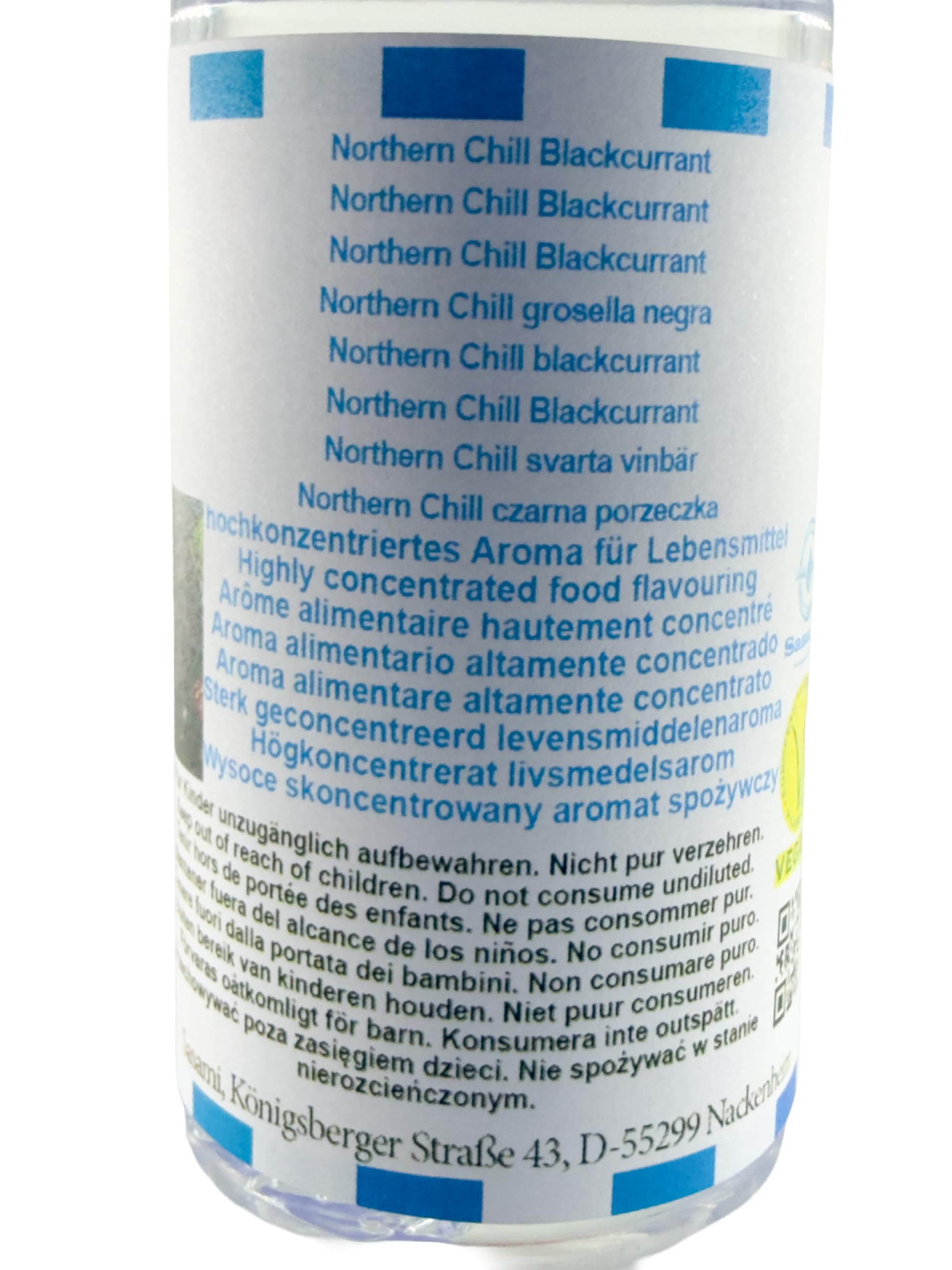 Northern Chill grosella negra aroma concentrado - Vegano - Sasami - 100ml
