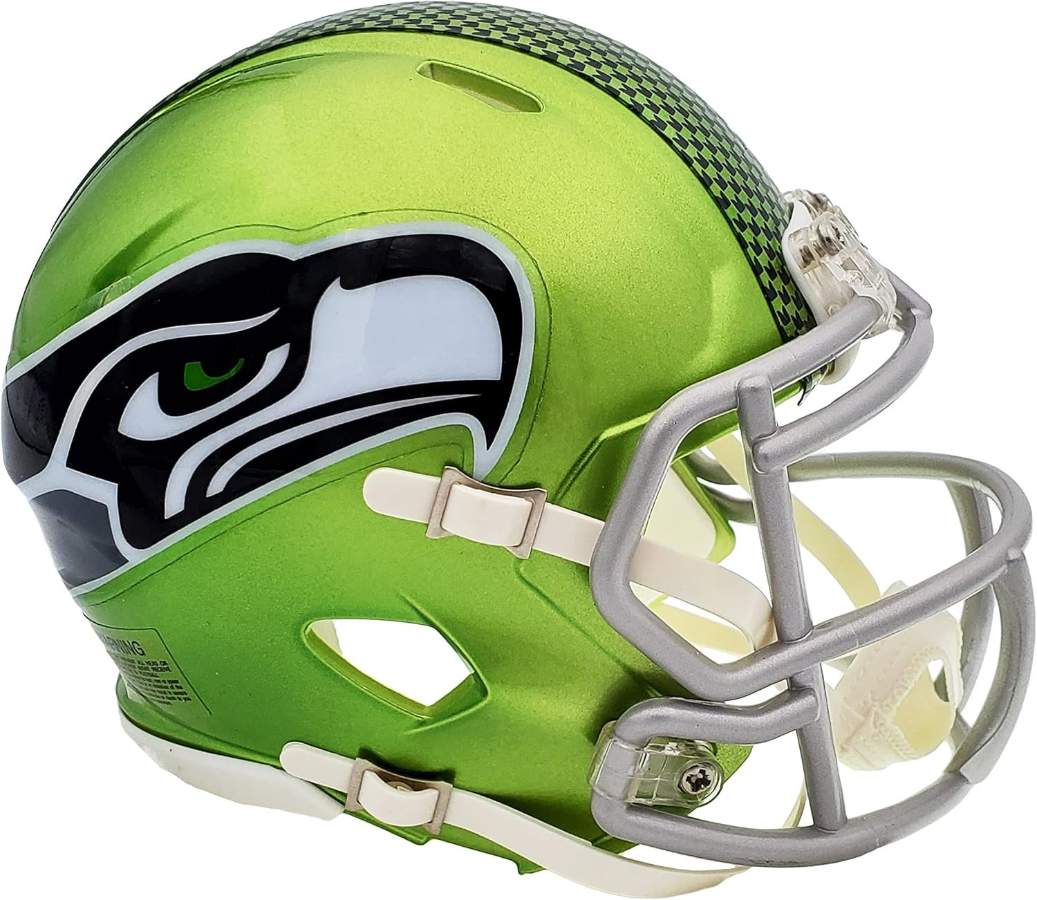 Unsigned S.e.a.t.t.l.e Seahawks Flash Green Speed Mini Helmet Stock #198874