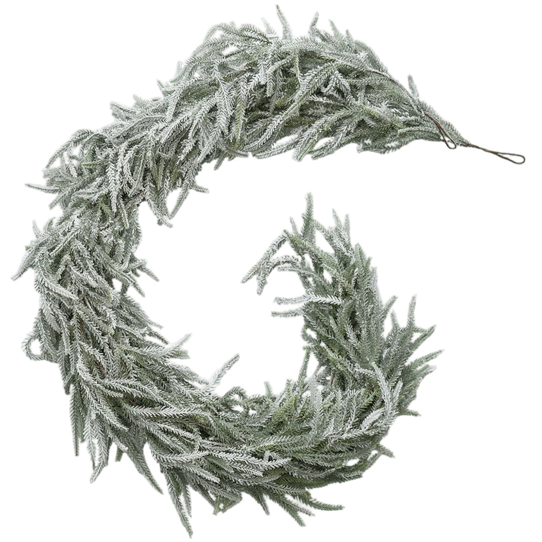 Guirlande de Noël pour Manteau de Cheminée Sapin Artificiel Norfolk et Cèdre