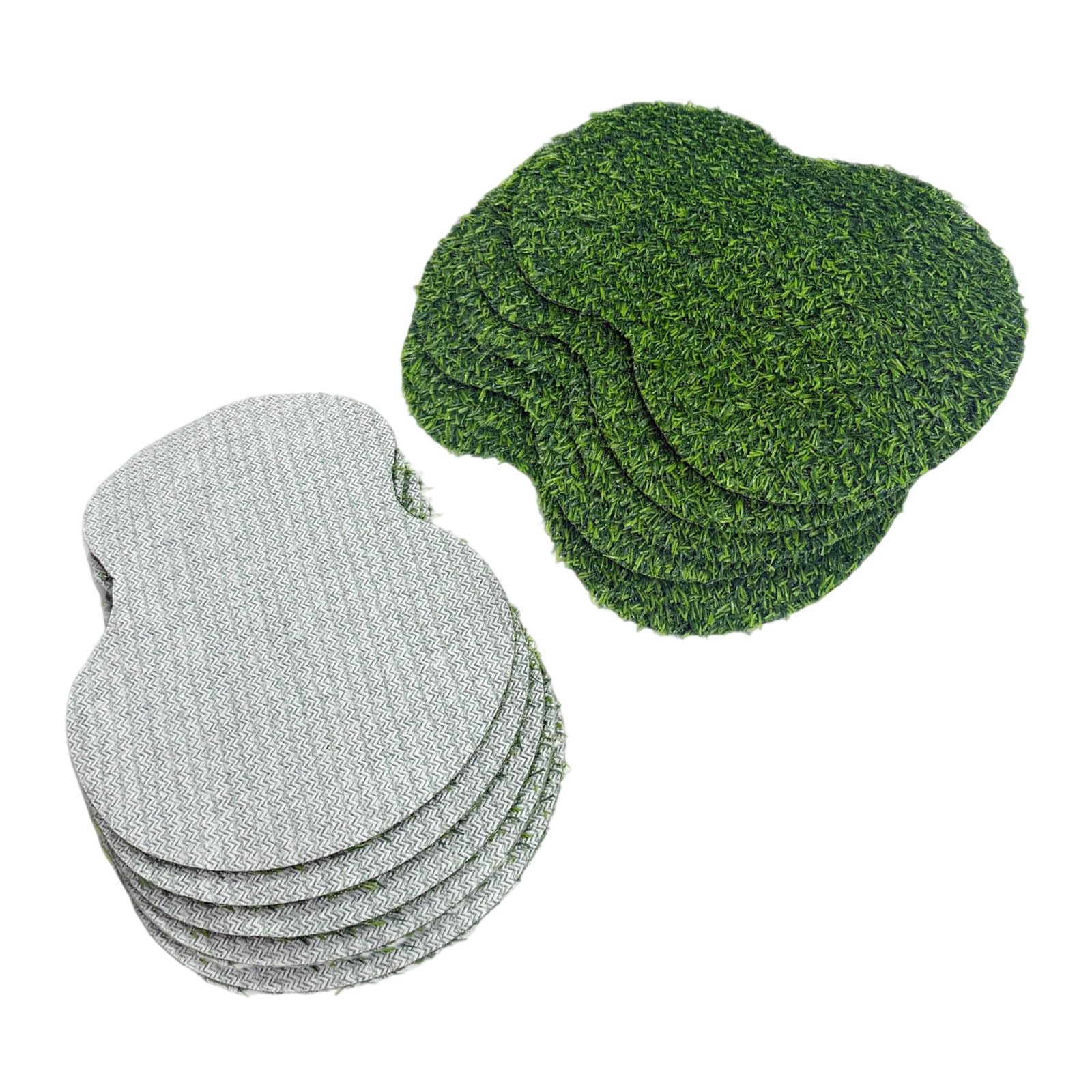 10 manteles Individuales de césped Artificial, Protectores de de Comedor fáciles de Usar, Antideslizantes, Accesorios de Comida para reuniones Familiares, Cubiertas de Multiusos