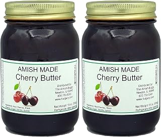 Amish Jam - Two 18 Oz Jars (Cherry Butter)