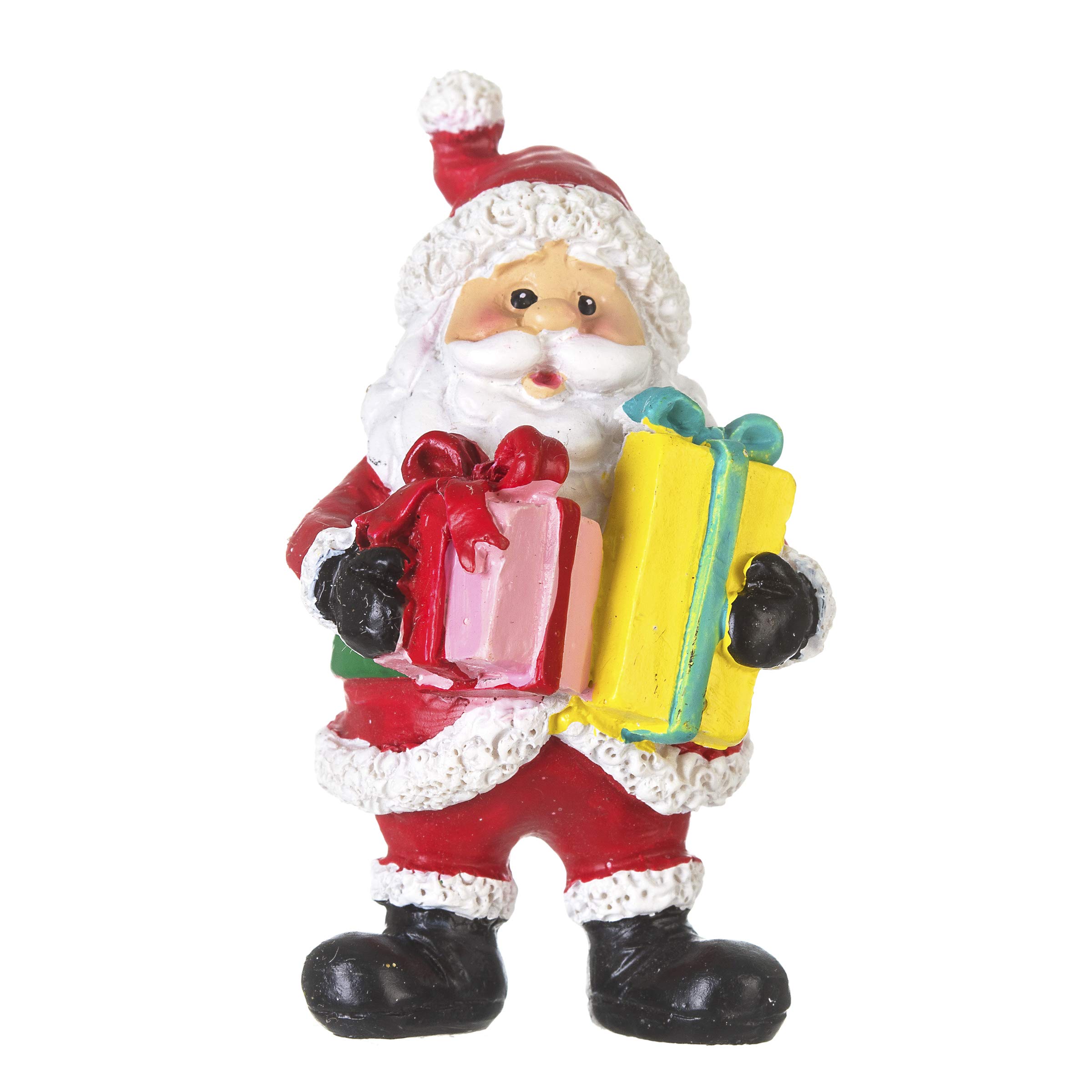 Darice Mini Statuetta Babbo Natale Con Lettera – 12,7 Cm – Resina Multicolore
