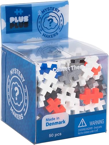 Miniatura 3 de PLUS PLUS  Juego de 3 creadores de misterio  Robots, paquete 1  Construcción STEM  Juguete STEAM, minibloques de rompecabezas entrelazados para niños