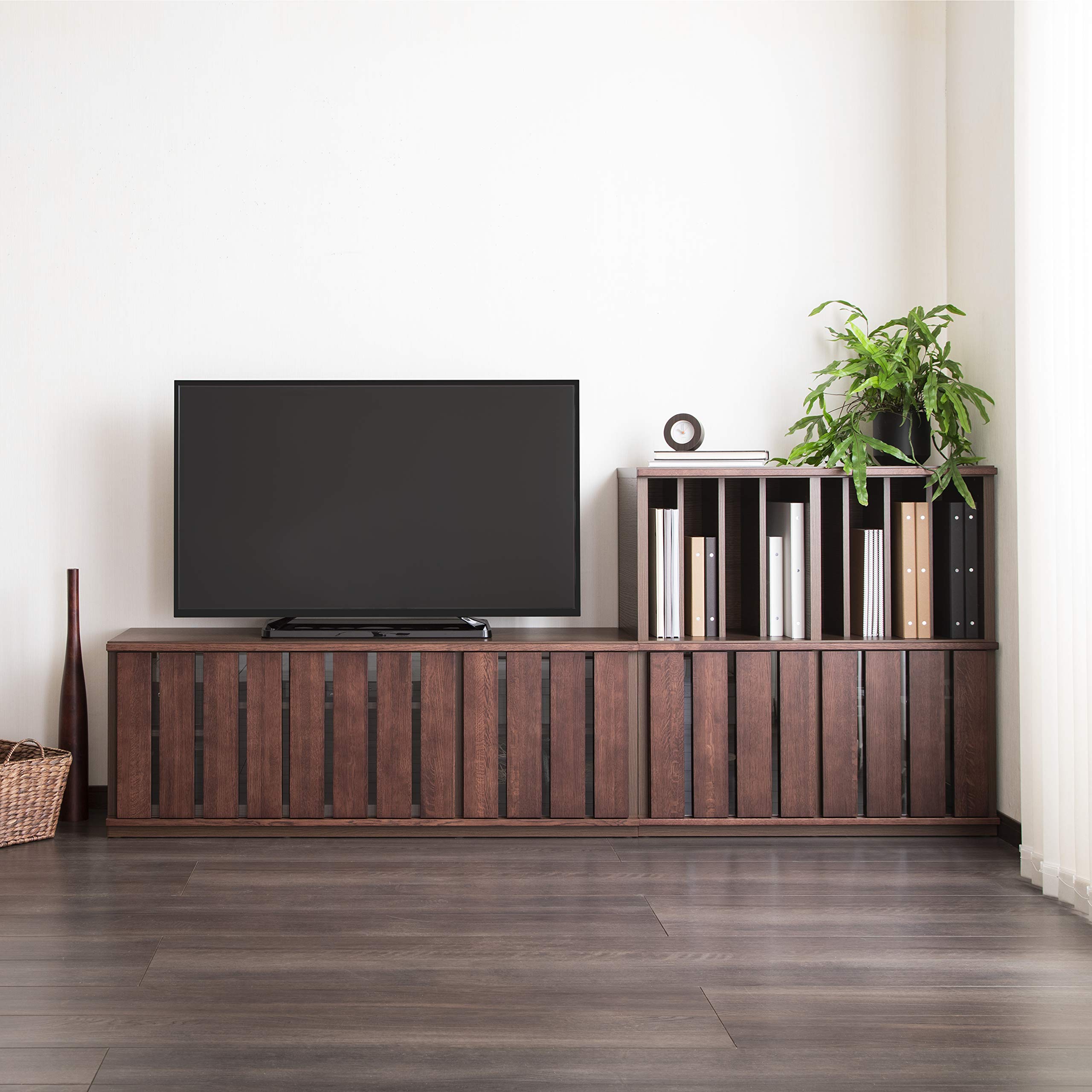 Amazon｜【カリモク正規品】テレビボード ローボード 幅127.7cm