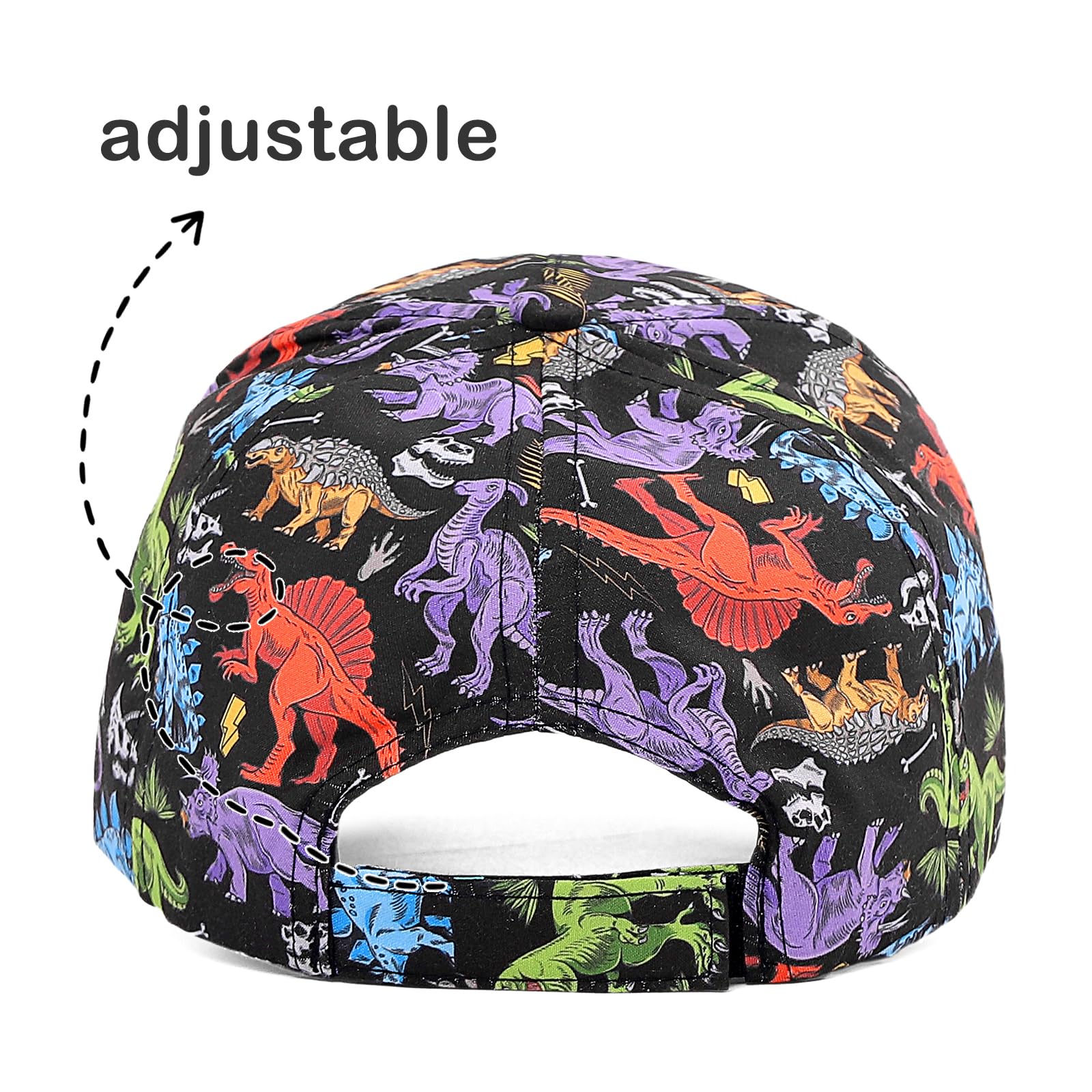 Cappello da Baseball Regolabile per Bambini 3-8 Anni, Berretto Visiera Bambina 2 Pack