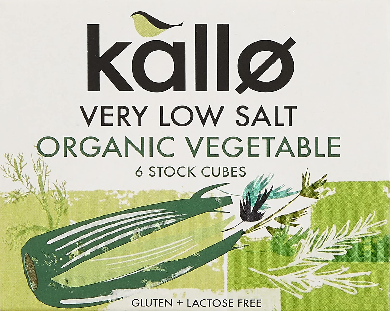 Kallo Organic Low Salt Vegetable Stock Cubes 66g