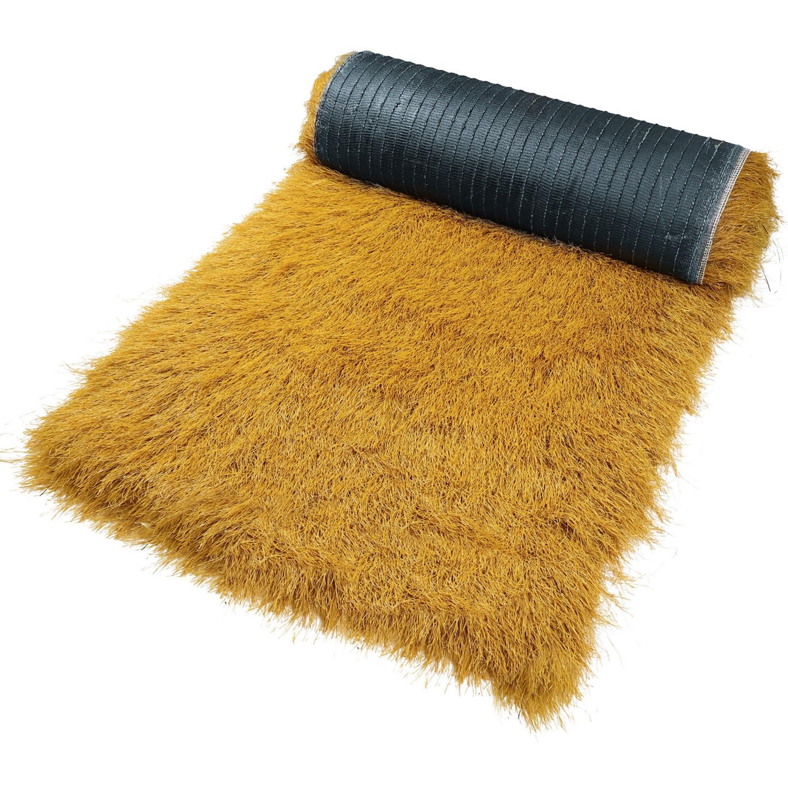 ZzERTE Synthetic Palm Thatch Grass Roof Roll,Mexican Artificial Thatch Straw Roofing Mat For Tiki Bar Hut,Patio,Beach,Backyard & Hawaiian Theme Party Decoration(1x7m(39.4x275.6in))