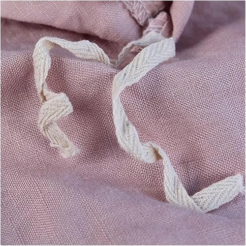 Miniatura 3 de Ropa de cama natural de lino lavado francés, color liso, suave, transpirable, duradera, cómoda, 1 pieza, funda de edredón 100% lino, fácil cuidado