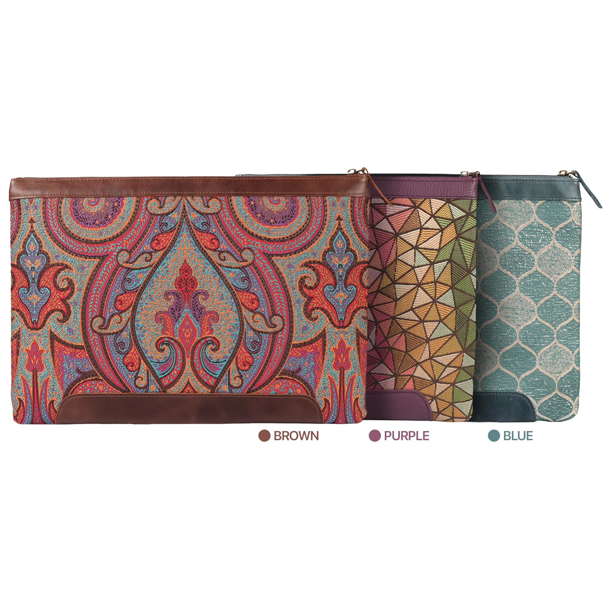 Londo - Etui na Laptopa z Prawdziwej Skóry - Stylowa Ochrona dla MacBooka M1 M2 M3 Pro Max - marron, 15 Inch