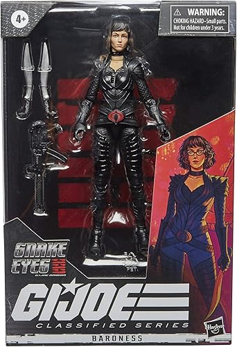 Miniatura 4 de G.I. Joe Classified Series - Snake Eyes: G.I. Joe Origins Baroness - Figura coleccionable 19, juguete de alta calidad a escala de 6 pulgadas, con